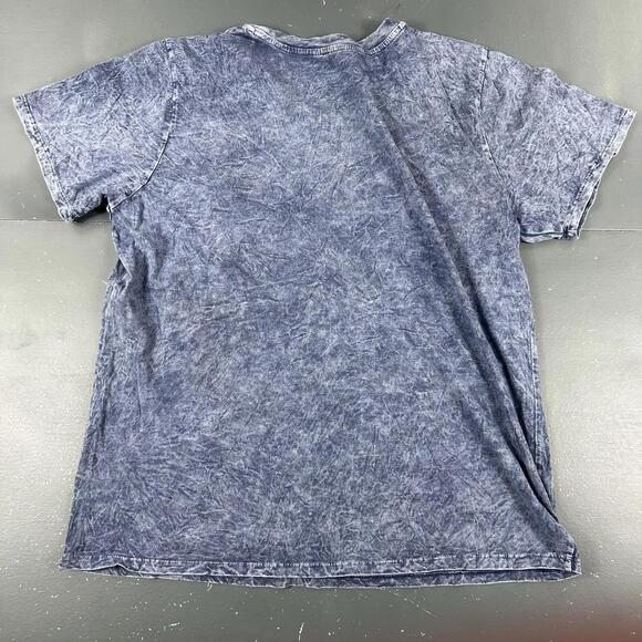 Jimi Hendrix Shirt Womens XL Blue Acid Wash Karl Ferris Pyschedelic Photography - Picture 6 of 6